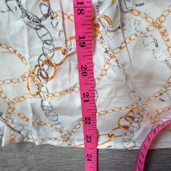 NEW Karen Millen Viscose Crepe Chain Cowl Neck Woven Top 8 - Picture 10 of 10